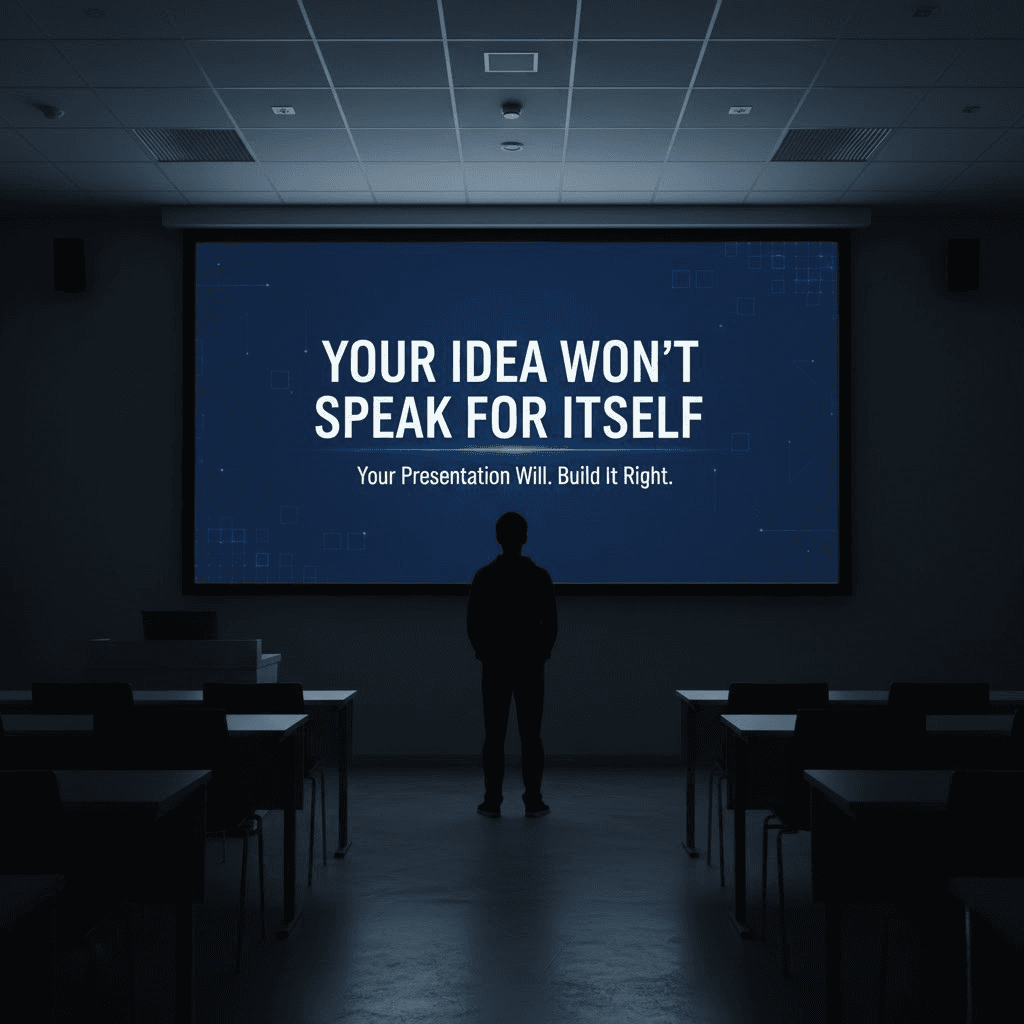 Your Idea Won’t Speak for Itself; Your Presentation Will. Build It Right.